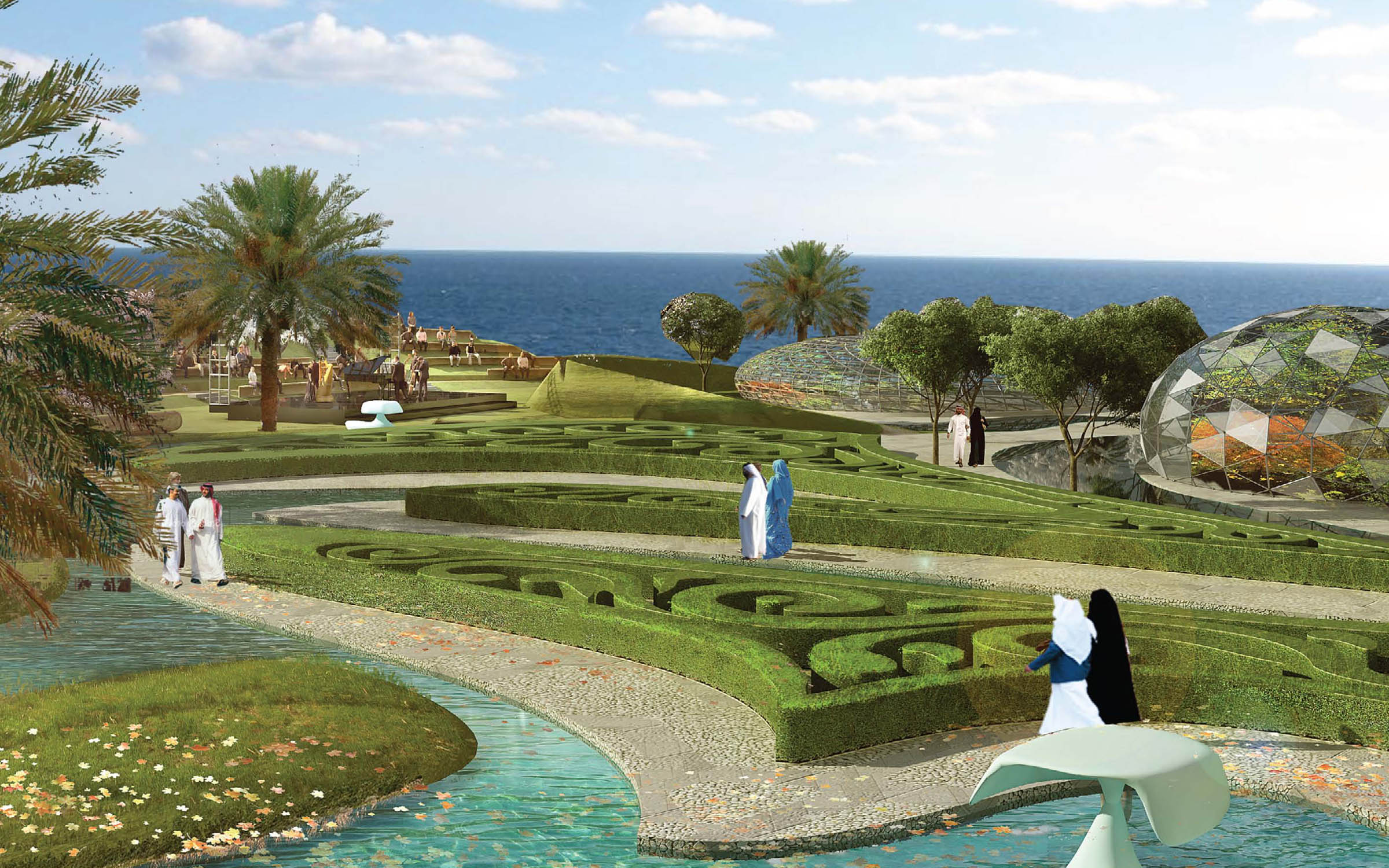 Al Khobar waterfront promenade